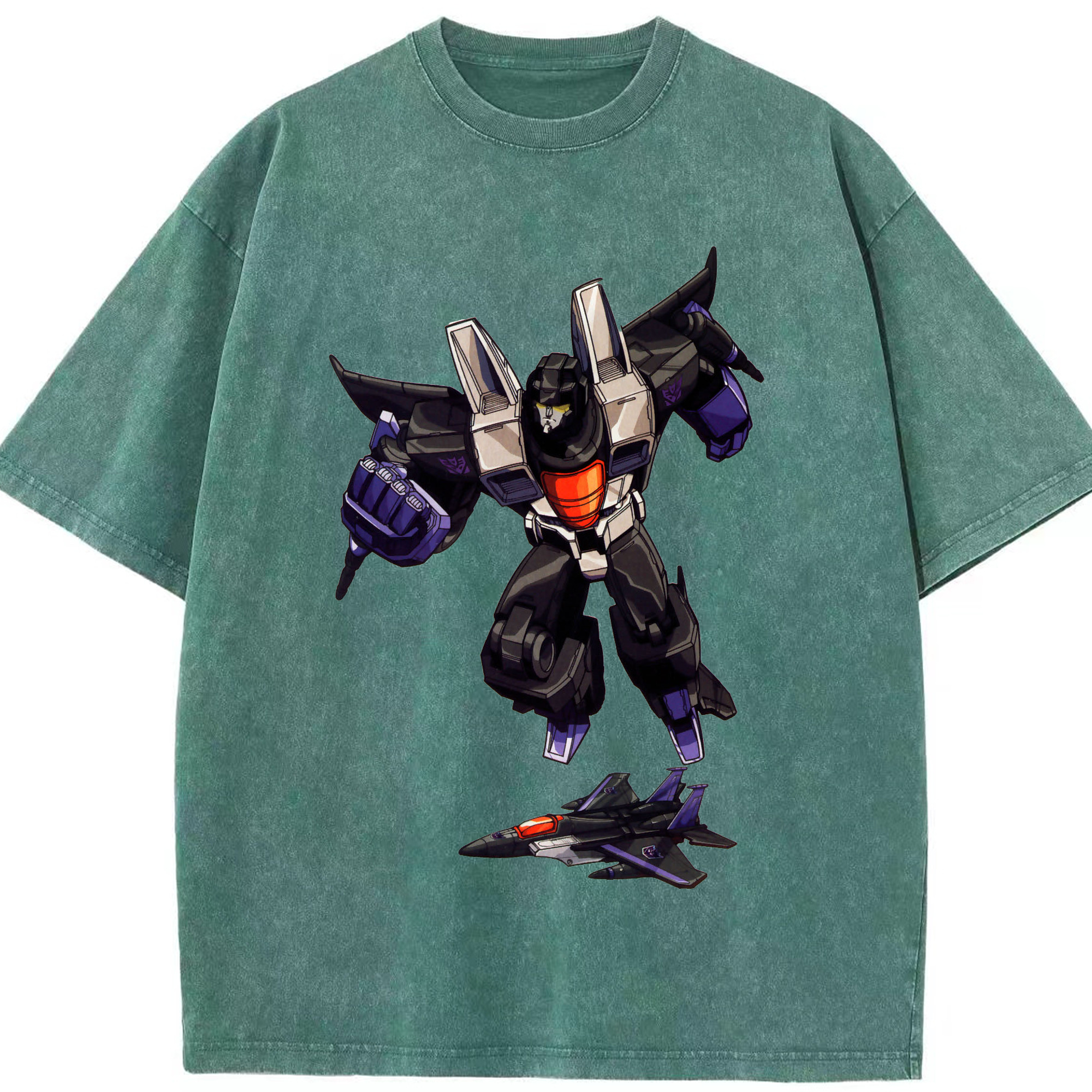 （画像用）  綿100% ヴィンテージ風 半袖Tシャツ（フロントプリント）
